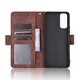 Чехол-книжка с кармашками Deexe Wallet Stand для VIVO Y20 (V2027) / Y12s - Brown - изображение 3