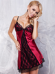 Нічна сорочка DKaren Slip Helen XL Crimson (5900652524969) - зображення 1