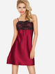 Koszula nocna DKaren Slip Ismena M Crimson (5902230023765) - obraz 1