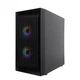 Корпус 1stPlayer BS-2-3F1-BK Black с 3 RGB вентиляторами - изображение 3