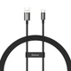 USB кабель USB на Type-C Baseus Superior Series (SUPERVOOC) Fast Charging (65W, 1m). Black - зображення 6