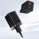 Сетевое зарядное устройство 30W на 2 выхода BASEUS Super Si Pro Quick Charger (Type-C, USB, 30W). Black - изображение 7