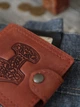 Зажим для денег Turtle Comfort Молот Тора кожа crazy hours 9.8х8.3 см Коричневый - изображение 7