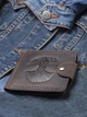 Зажим для денег Turtle Comfort Дерево жизни кожа crazy hours 9.8х8.3 см Темно-коричневый - изображение 7