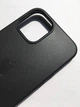 Чохол шкіряний протиударний Leather Case with MagSafe для Apple Iphone 13 Pro Max (6.7") Midnight Black - зображення 12
