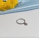 Кольцо серебряное женское колечко без камней Монетка серебро 925 покрыто родием размер 12 - 15 к2/1041 0.90г - изображение 4