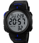 Часы наручные Skmei 1068BU Black-Blue - изображение 1