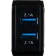 Сетевое зарядное устройство Gelius Ultra Prime GU-HC02 2USB 2.1A Black + Кабель Lightning - изображение 4