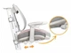 Дитяче крісло Mealux Softback Y-1040 рожева оббивка з сірими вставками Y-1040 KP - зображення 7