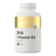 Жирні кислоти OstroVit DHA + Vitamin D3 60 капсул - зображення 1