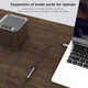 Кабель MOSWAG USB to AUX 0.2м silver - изображение 2