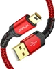 Кабель JSAUX USB Type A to miniUSB USB2.0 1м красный - изображение 1