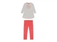 Костюм (платье и лосины) для девочки Lupilu LYCRA® 370789 110-116 см (4-6 years) Комбинированный - изображение 2