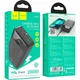 Power Bank Hoco J102A 20000 mAh PD20W+QC3.0 Портативний Акумулятор Повербанк Чорний - изображение 2