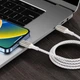 Кабель Proove Dense Metal Type-C to Type-C 60w (1m) (white) - изображение 5