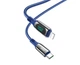 Кабель Hoco S51 з дисплеєм USB to Lightning 1.2m синій - зображення 1