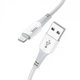 Кабель Hoco X70 USB to Lightning 1m білий - зображення 2