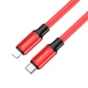 Кабель USB Borofone BX82, Type-C to Lightning, PD20W, 1m, красный - изображение 1
