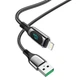 Кабель Hoco S51 с дисплеем USB to Lightning 1.2m черный - изображение 2