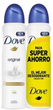 Antyperspirant Dove Original Duplo 200 ml + 200 ml (8717163158814) - obraz 1