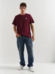 Футболка Nike M Nsw Club Tee AR4997-682 M Night Maroon (196606936703) - изображение 3