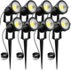 Світлодіодні садові ліхтарі для газонів ландшафтних доріжок LED 5W IP65 / 12В 3000К - зображення 4