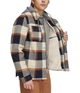 Спортивная куртка Levi's Washed Cotton Shirt Jacket with A Jersey Hood and Sherpa Lining Skateboard Plaid (BWP), S (44) (11845352) - изображение 3