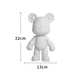 Флюидный медвежонок Punk fluid bear bearbrick, 22 см, с красками - изображение 1