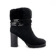 Ботинки женские зимние черные на каблуке 39 Fashion, J86-F476-1ч - изображение 1