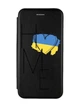 Чохол-книжка з малюнком для Apple iPhone XR Чорний :: Дім Україна (принт 353) - зображення 1