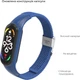 Ремешок ArmorStandart Braided Solo Loop для Xiaomi Mi Band 7/6/5/4 Blue (ARM69903) - изображение 3