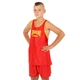 Форма для бокса детская боксерская форма Zelart Ukraine 8942 размер L (135-145см) Red-Yellow - изображение 2
