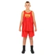 Форма для бокса детская боксерская форма Zelart Ukraine 8942 размер L (135-145см) Red-Yellow - изображение 8