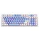 Механічна клавіатура Zifriend ZA981 (98 клавіш, USB Type-C, White/Blue) - зображення 1