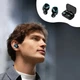 Беспроводные наушники M10 с микрофоном и док станцией-кейсом Black v2 - изображение 2