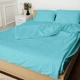 Пододеяльник Бязь Light Blue 220*240 см Голубой - изображение 3