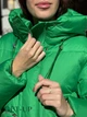 Женская зимняя короткая куртка Visdeer XL зеленая 51382 - изображение 11