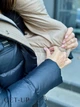 Женское зимнее длинное пальто Fodarlloy 2XL темно-синее 70672 - изображение 11