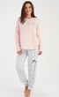 Пижама женская (лонгслив, штаны) Vienetta 2XL персиковый 303285 - изображение 1