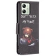 Чохол-книжка Deexe Color Wallet для Motorola Moto G54 / G54 Power - Bear - зображення 3