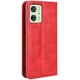 Чехол-книжка Deexe Retro Style для Motorola Moto G54 / G54 Power - Red - изображение 5