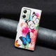 Чохол-книжка Deexe Color Wallet для Motorola Moto G54 / G54 Power - Two Butterflies - зображення 4