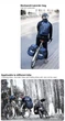 Велобаул Rhinowalk Transformer 3в1 65л X21606 Blue - зображення 4