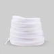 Шнурівки для взуття плоскі з наконечником 2 штуки 100 см Rope White - зображення 3