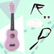 Набір укулеле Fzone FZU-002 (Pink) та аксесуари - изображение 1