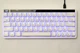 Механічна клавіатура Gateron МК60 RGB ( 63 клавіш, USB Type-C, bluetooth, 2.4G, wired ) White - изображение 8