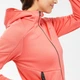 Жіноча флісова кофта QUECHUA MH520, помаранчева - 2XL - изображение 4