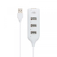 USB Hub (концентратор) EasyLife хаб для обміну даними між кількома пристроями відразу 4 Port USB2.0 White [CR778B4] - зображення 4