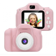 Детский цифровой фотоаппарат Kids Camera GM14 с записью видео и с играми Розовый GGS-77 - изображение 3