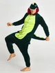 Піжама Кігурумі для чоловіків Kigurumi Динозавр Дракон Діно Крокодил Зелений L 165-175 см. (1023/1) - зображення 1